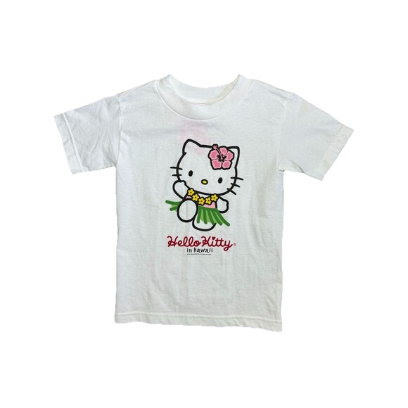 NWT Vintage 2003 Hello Kitty in Hawaii T-Shirt Y2K Sanrio Youth Small – Rare! - Picture 1 of 8